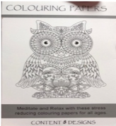 Wild Life Colouring Papers